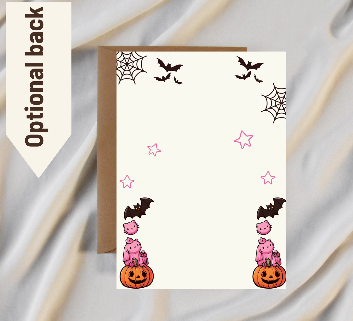 "Hello Kitty Pink Halloween Birthday Invitation - Customizable Digital Girls Party Invite