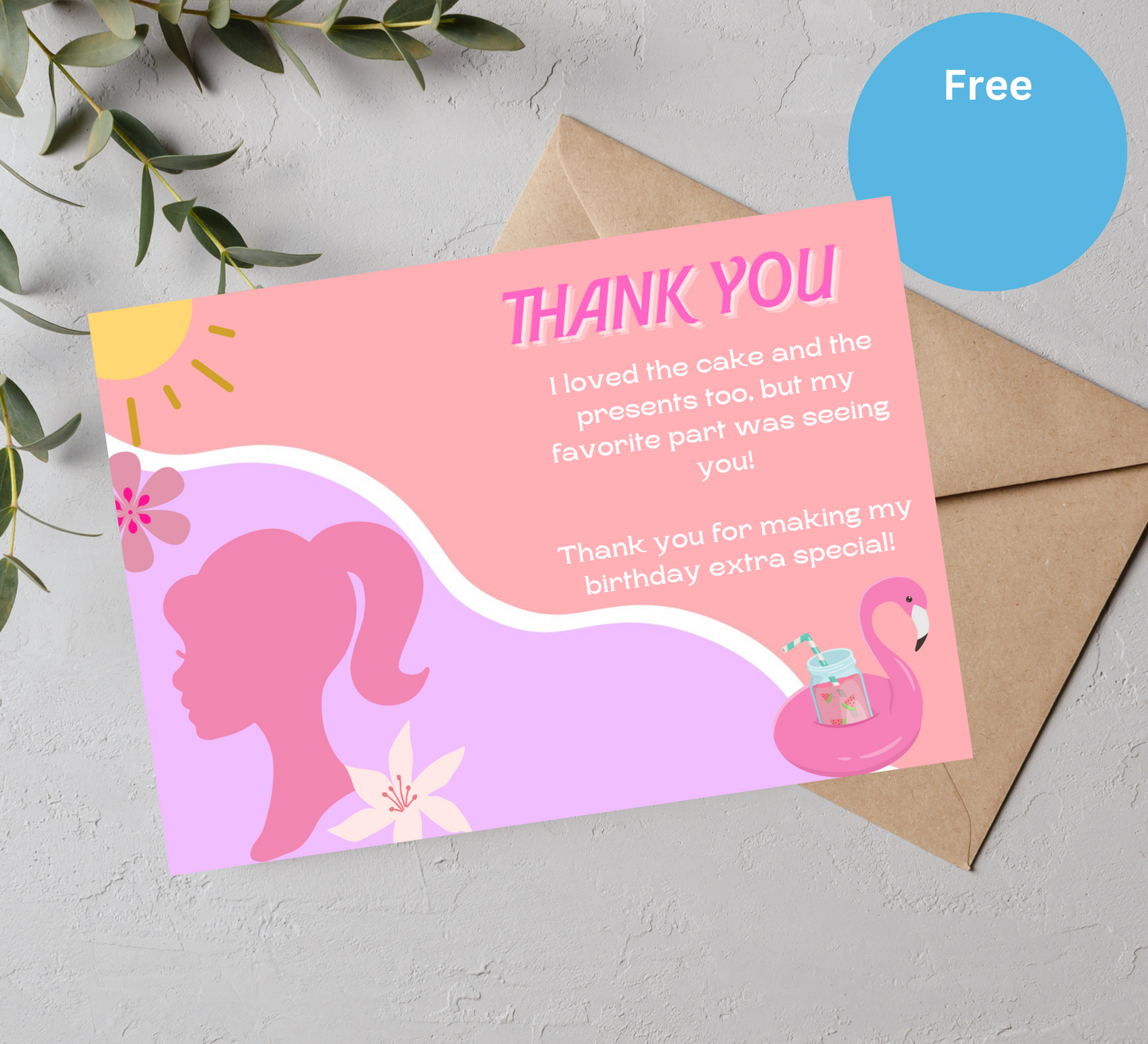 Barbie Pool Birthday Invitation | Splashy Celebration for a Fun-Filled Barbie Themed Pool Party