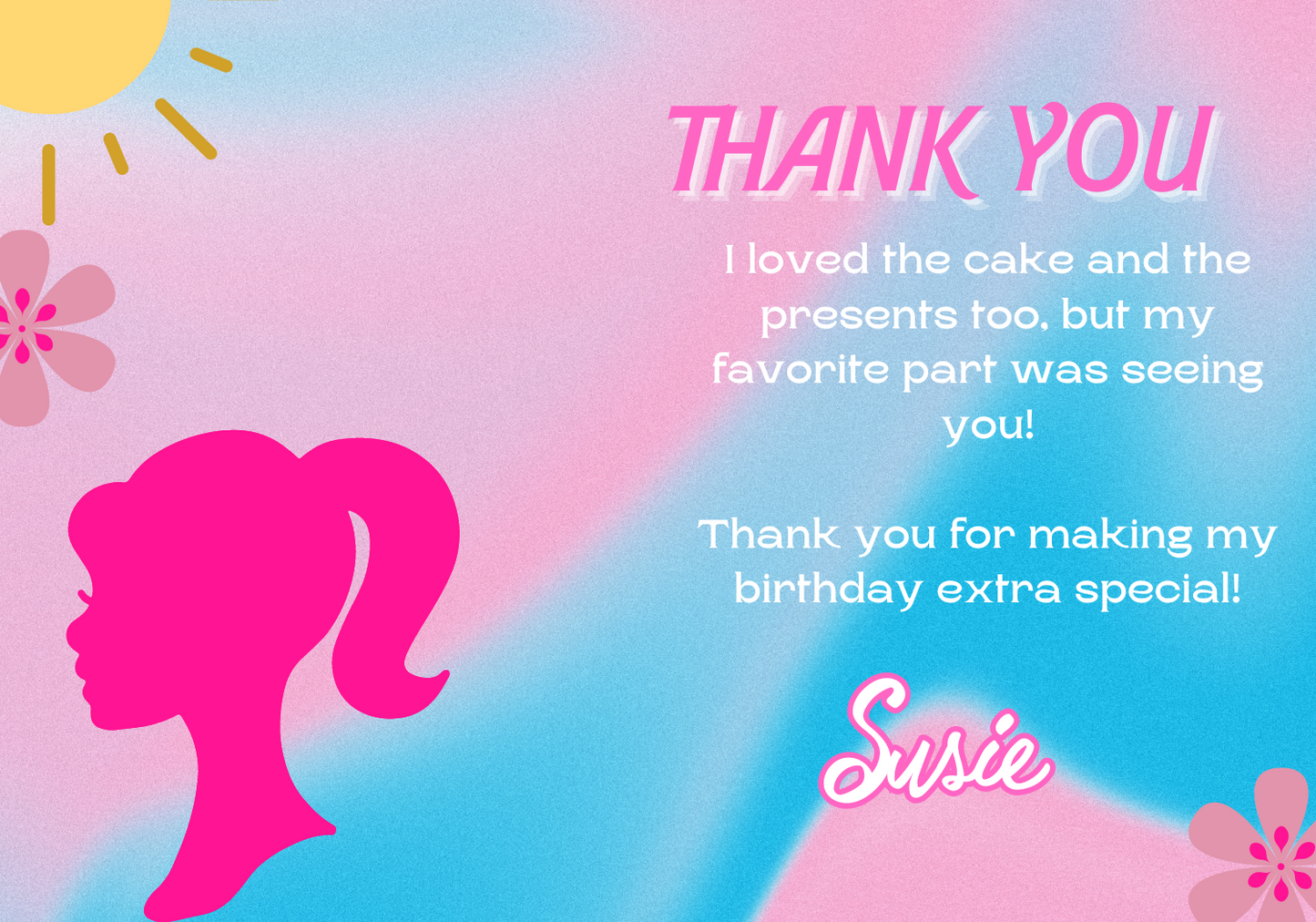 Barbie Pool Birthday Party Invitation - Pink Splash Celebration